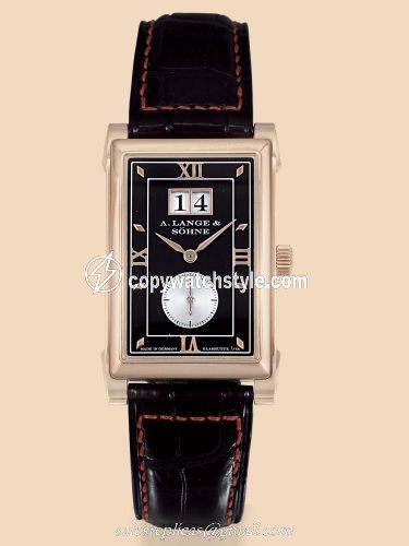 A. Lange & Sohne Cabaret Pink Gold Black / Silver 107.031 A. Lange & Sohne Cabaret Pink Gold Black / Silver 107.031