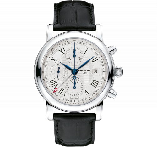 Montblanc Star Roman Chronograph UTC Automatic Silver 107113 Montblanc Star Roman Chronograph UTC Automatic Silver 107113