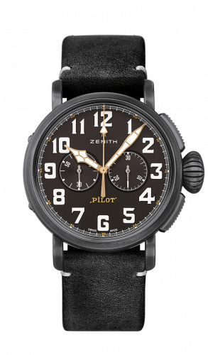Zenith Pilot Type 20 Ton-Up Chronograph Aged Steel / Black 11.2432.4069/21.C900 Zenith Pilot Type 20 Ton-Up Chronograph Aged Steel / Black 11.2432.4069/21.C900