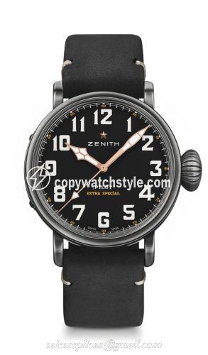 Zenith Pilot Type 20 Ton Up Aged Steel / Black / Strap 11.2432.679/21.C900 Zenith Pilot Type 20 Ton Up Aged Steel / Black / Strap 11.2432.679/21.C900