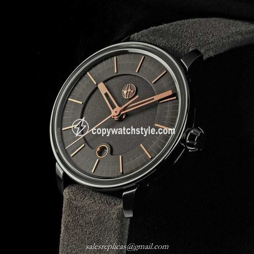 Lundis Bleus Lundis Bleus Ref. 1100 Stainless Steel / Grey / Rose Index 1100-05
