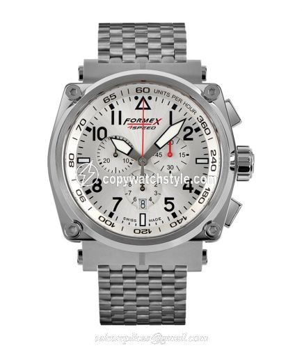 Formex Pilot Quartz Chronograph Silver / Bracelet 1100.1.3040.100 Formex Pilot Quartz Chronograph Silver / Bracelet 1100.1.3040.100