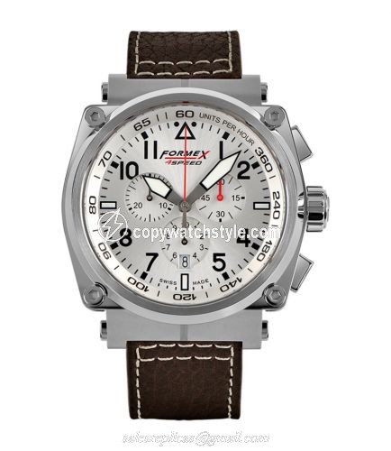 Formex Pilot Quartz Chronograph Silver / Calf 1100.1.3040.223 Formex Pilot Quartz Chronograph Silver / Calf 1100.1.3040.223