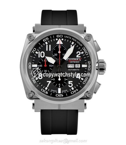 Formex Pilot Automatic Chronograph Black / Rubber 1100.1.8020.910 Formex Pilot Automatic Chronograph Black / Rubber 1100.1.8020.910