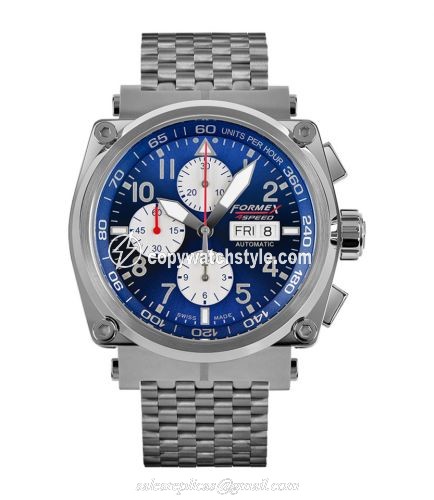 Formex Pilot Automatic Chronograph Blue / Bracelet 1100.1.8030.100 Formex Pilot Automatic Chronograph Blue / Bracelet 1100.1.8030.100