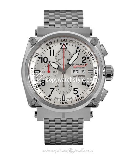 Formex Pilot Automatic Chronograph Silver / Bracelet 1100.1.8040.100 Formex Pilot Automatic Chronograph Silver / Bracelet 1100.1.8040.100