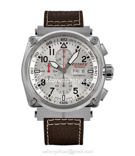 Formex Pilot Automatic Chronograph Silver / Calf 1100.1.8040.223 Formex Pilot Automatic Chronograph Silver / Calf 1100.1.8040.223