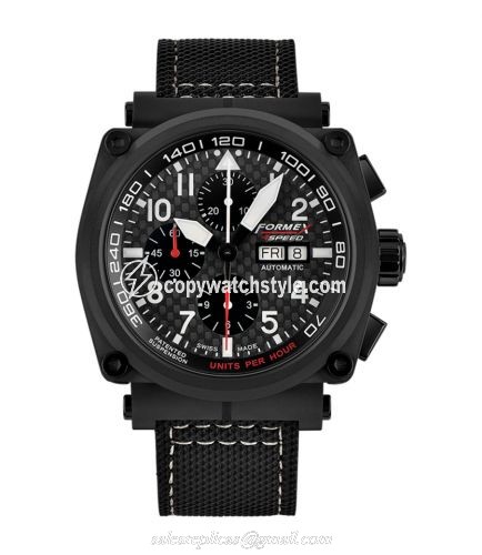 Formex Pilot Automatic Chronograph PVD / Carbon Fibre / Limited Edition / Calf 1100.9.8199.213 Formex Pilot Automatic Chronograph PVD / Carbon Fibre / Limited Edition / Calf 1100.9.8199.213