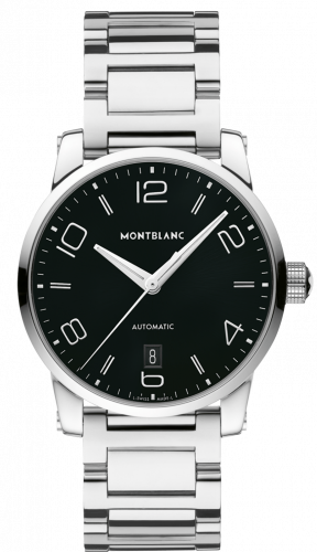 Montblanc TimeWalker Date Automatic 39 Black / Bracelet 110339 Montblanc TimeWalker Date Automatic 39 Black / Bracelet 110339