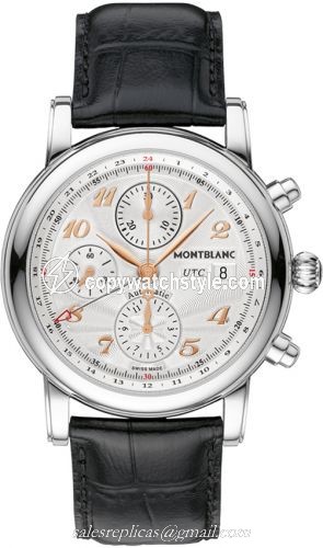 Montblanc Star Traditional Chronograph UTC Automatic Silver 110590 Montblanc Star Traditional Chronograph UTC Automatic Silver 110590