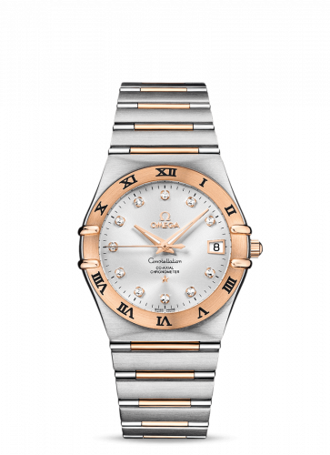 Omega Constellation Co-Axial 35.5 Stainless Steel / Red Gold / Silver / 160 Years 111.20.36.20.52.001 Omega Constellation Co-Axial 35.5 Stainless Steel / Red Gold / Silver / 160 Years 111.20.36.20.52.001