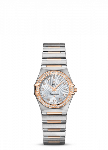 Omega Constellation Quartz 25.5 Stainless Steel / Red Gold / Diamond / MOP Supernova / 160 Years 111.25.26.60.55.001 Omega Constellation Quartz 25.5 Stainless Steel / Red Gold / Diamond / MOP Supernova / 160 Years 111.25.26.60.55.001
