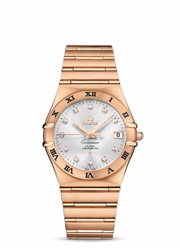 Omega Constellation Co-Axial 35.5 Red Gold / Silver / 160 Years 111.50.36.20.52.001