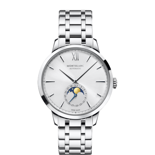 Montblanc Heritage Spirit Moonphase 39mm Stainless Steel Bracelet 111184 Montblanc Heritage Spirit Moonphase 39mm Stainless Steel Bracelet 111184