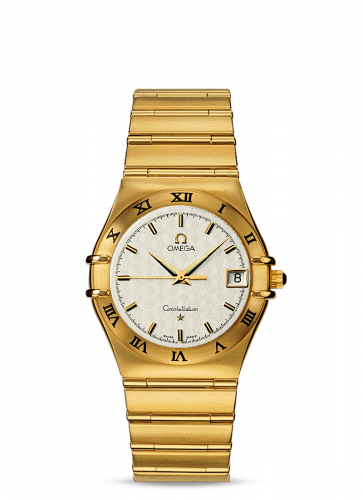 Omega Constellation Quartz 33.5 '95 Yellow Gold / Silver 1112.30.00 Omega Constellation Quartz 33.5 '95 Yellow Gold / Silver 1112.30.00