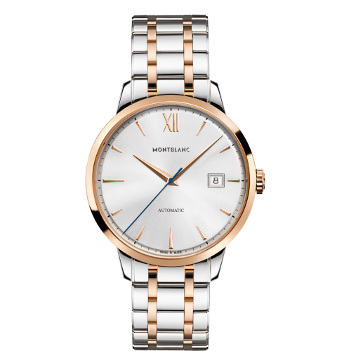 Montblanc Heritage Spirit Date Automatic 39mm Two Tone Bracelet 111625 Montblanc Heritage Spirit Date Automatic 39mm Two Tone Bracelet 111625