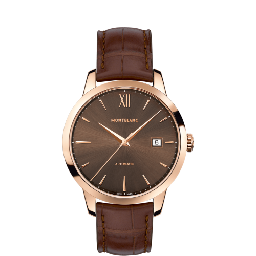 Montblanc Heritage Spirit Automatic 39mm Red Gold Brown 111875 Montblanc Heritage Spirit Automatic 39mm Red Gold Brown 111875