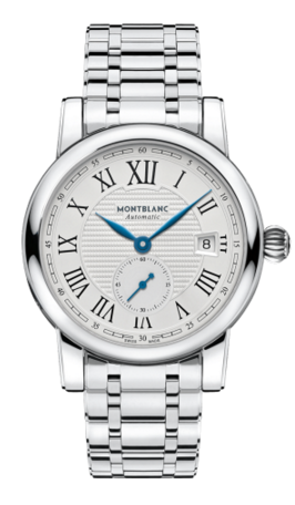 Montblanc Star Roman Small Second Automatic Stainless Steel / Silver / Bracelet 111912