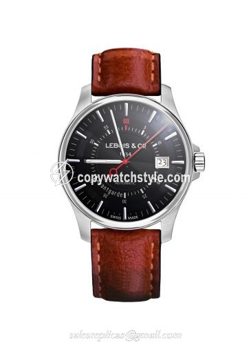 Lebois & Co Avantgarde Date C Re-launch Edition Stainless Steel / Black / Buffalo 112.433