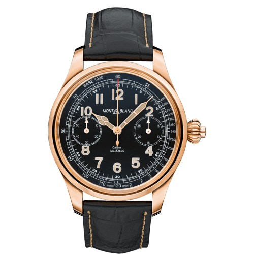 Montblanc 1858 Chronograph Tachymeter Limited Edition Red Gold 112637 Montblanc 1858 Chronograph Tachymeter Limited Edition Red Gold 112637