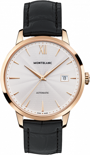 Montblanc Heritage Spirit Date Automatic 39mm Red Gold Guilloche 113705