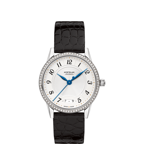 Montblanc Boheme Date Automatic 34 Stainless Steel / Diamond / White 114734 Montblanc Boheme Date Automatic 34 Stainless Steel / Diamond / White 114734
