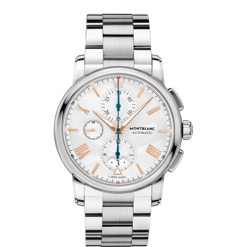 Montblanc 4810 Chronograph Stainless Steel / Silver / Bracelet 114856 Montblanc 4810 Chronograph Stainless Steel / Silver / Bracelet 114856