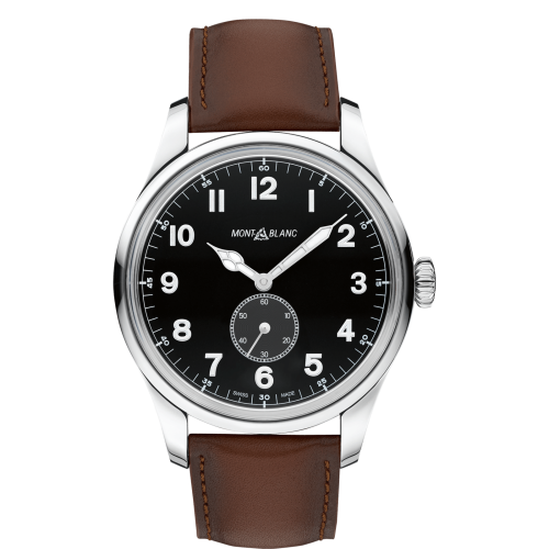 Montblanc 1858 Automatic Small Second Stainless Steel / Black 115073