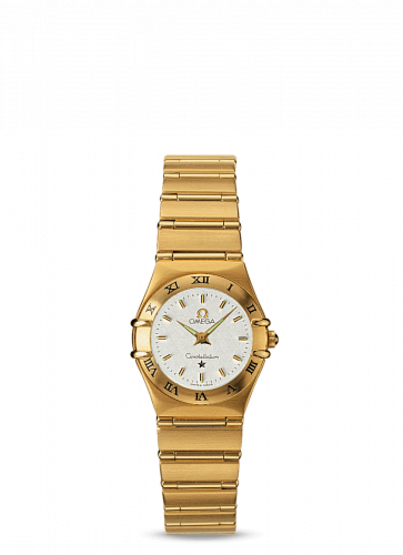 Omega Constellation Quartz 22.5 '95 Yellow Gold / Silver 1162.30.00
