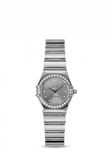 Omega Constellation Quartz 25.5 My Choice White Gold / Diamond / Grey 1165.36.00 Omega Constellation Quartz 25.5 My Choice White Gold / Diamond / Grey 1165.36.00