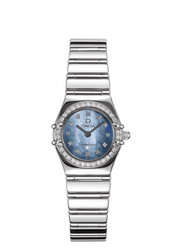 Omega Constellation Quartz 22.5 My Choice White Gold / Diamond / Blue MOP 1165.77.00 Omega Constellation Quartz 22.5 My Choice White Gold / Diamond / Blue MOP 1165.77.00