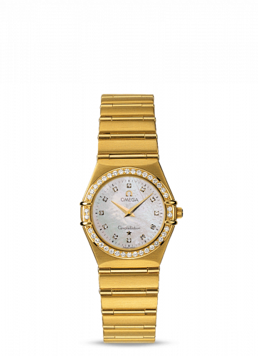 Omega Constellation Quartz 25.5 '95 Yellow Gold / Diamond / MOP 1177.75.00 Omega Constellation Quartz 25.5 '95 Yellow Gold / Diamond / MOP 1177.75.00