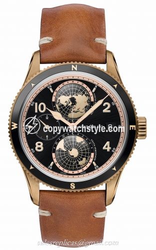 Montblanc 1858 Geosphere Limited Edition 1858 Bronze / Black / Calf 119347