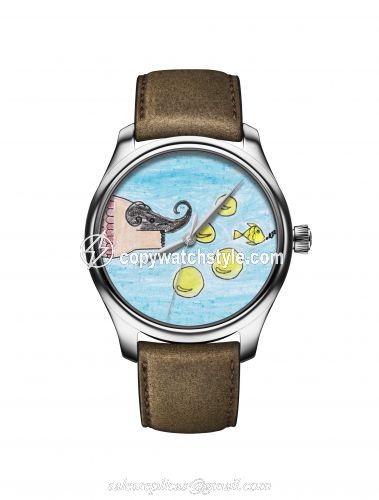 H. Moser & Cie Endeavour Centre Seconds White Gold / Room to Read India 1200-0210