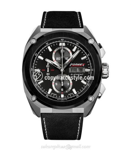 Formex Element Automatic Chronograph Ceramic Bezel / Black / Calf 1200.5.8027.322 Formex Element Automatic Chronograph Ceramic Bezel / Black / Calf 1200.5.8027.322