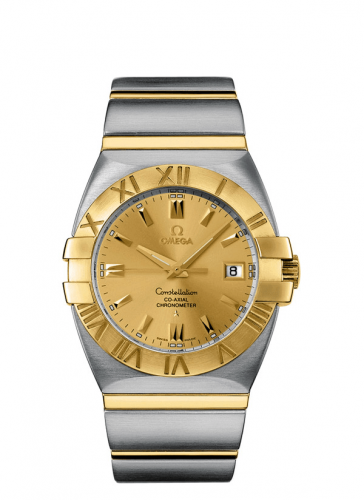 Omega Constellation Co-Axial 38 Double Eagle Stainless Steel / Yellow Gold / Champagne 1203.10.00 Omega Constellation Co-Axial 38 Double Eagle Stainless Steel / Yellow Gold / Champagne 1203.10.00
