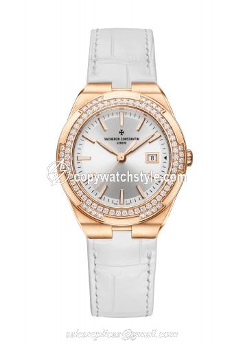 Vacheron Constantin Overseas Quartz Pink Gold / Diamond / Silver 1205V/000R-B592 Vacheron Constantin Overseas Quartz Pink Gold / Diamond / Silver 1205V/000R-B592