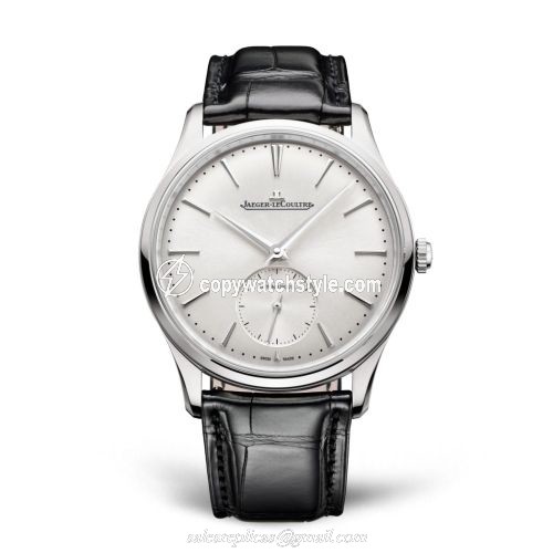 Jaeger-LeCoultre Master Ultra Thin Small Seconds Stainless Steel / Silver / Alligator 1218420 Jaeger-LeCoultre Master Ultra Thin Small Seconds Stainless Steel / Silver / Alligator 1218420