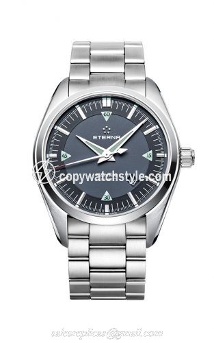 Eterna KonTiki Date Black / Bracelet 1222.41.41.0217 Eterna KonTiki Date Black / Bracelet 1222.41.41.0217