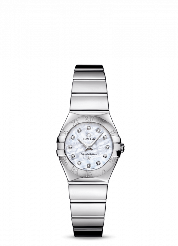Omega Constellation Quartz 24 Polished Stainless Steel / MOP 123.10.24.60.55.002 Omega Constellation Quartz 24 Polished Stainless Steel / MOP 123.10.24.60.55.002