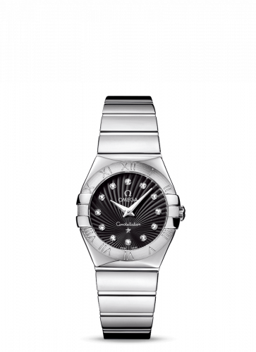 Omega Constellation Quartz 27 Polished Stainless Steel / Black Supernova 123.10.27.60.51.002 Omega Constellation Quartz 27 Polished Stainless Steel / Black Supernova 123.10.27.60.51.002