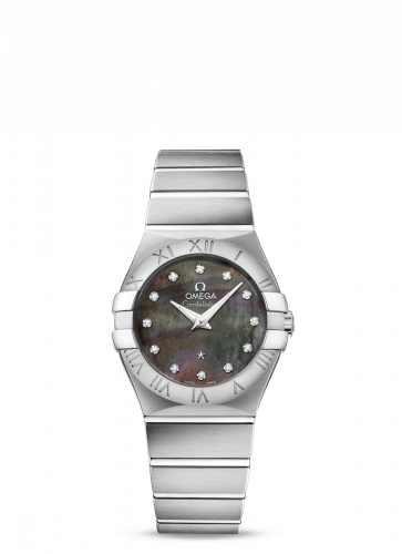 Omega Constellation Quartz 27 Brushed Stainless Steel / Tahiti MOP 123.10.27.60.57.003 Omega Constellation Quartz 27 Brushed Stainless Steel / Tahiti MOP 123.10.27.60.57.003