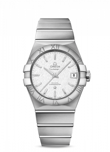 Omega Constellation Co-Axial 38 Stainless Steel / Silver Slik 123.10.38.21.02.004 Omega Constellation Co-Axial 38 Stainless Steel / Silver Slik 123.10.38.21.02.004