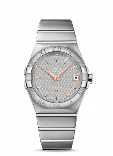 Omega Constellation Co-Axial 38 Stainless Steel / Grey Lozenge 123.10.38.21.06.002 Omega Constellation Co-Axial 38 Stainless Steel / Grey Lozenge 123.10.38.21.06.002