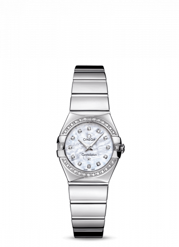 Omega Constellation Quartz 24 Polished Stainless Steel / Diamond / MOP 123.15.24.60.55.003 Omega Constellation Quartz 24 Polished Stainless Steel / Diamond / MOP 123.15.24.60.55.003