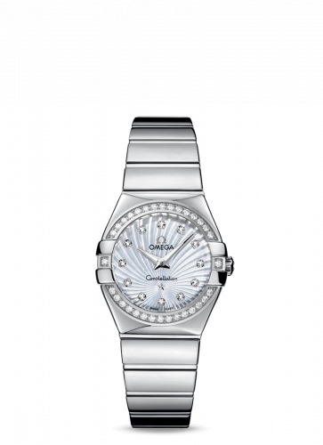 Omega Constellation Quartz 27 Polished Stainless Steel / Diamond / MOP Supernova 123.15.27.60.55.004 Omega Constellation Quartz 27 Polished Stainless Steel / Diamond / MOP Supernova 123.15.27.60.55.004