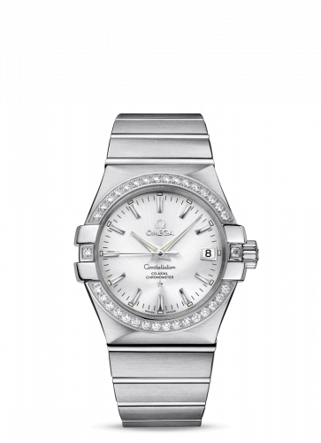 Omega Constellation Co-Axial 35 Stainless Steel / Diamond / Silver 123.15.35.20.02.001 Omega Constellation Co-Axial 35 Stainless Steel / Diamond / Silver 123.15.35.20.02.001