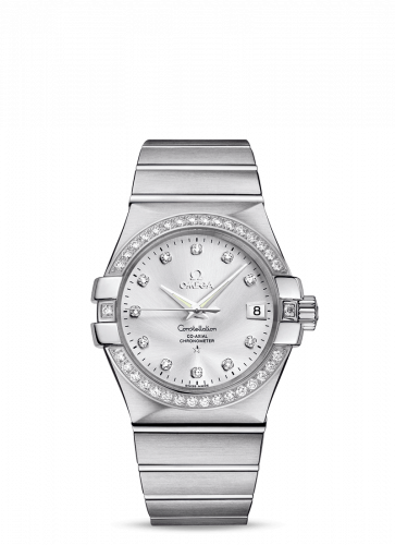 Omega Constellation Co-Axial 35 Stainless Steel / Diamond / Silver 123.15.35.20.52.001 Omega Constellation Co-Axial 35 Stainless Steel / Diamond / Silver 123.15.35.20.52.001