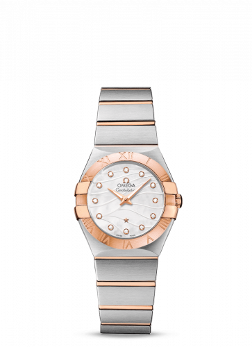 Omega Constellation Quartz 27 Stainless Steel / Red Gold / MOP 123.20.27.60.55.006 Omega Constellation Quartz 27 Stainless Steel / Red Gold / MOP 123.20.27.60.55.006