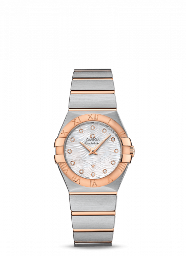 Omega Constellation Quartz 27 Stainless Steel / Red Gold / White MOP 123.20.27.60.55.007 Omega Constellation Quartz 27 Stainless Steel / Red Gold / White MOP 123.20.27.60.55.007